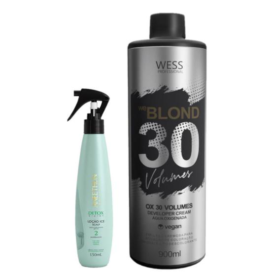 Imagem de Aneethun Detóx System Loção 150ml +Wess OX 30 Vol. 900ml