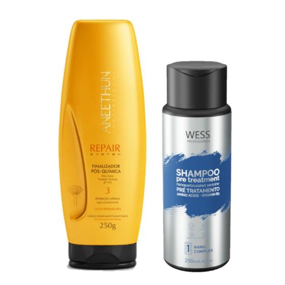 Imagem de Aneethun Final. Repair System 250g +Wess Nano Passo 1 -250ml