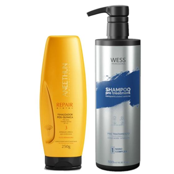 Imagem de Aneethun Final. Repair System 250g +Wess Nano Passo 1 -500ml