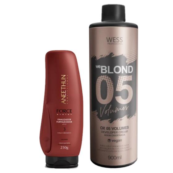 Imagem de Aneethun Finali. Force System 250g +Wess OX 5 Vol. 900ml