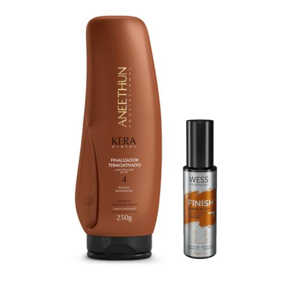 Imagem de Aneethun Finalizador Kera System 250g + Wess Finish 50ml