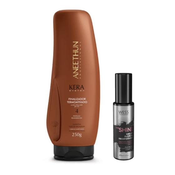 Imagem de Aneethun Finalizador Kera System250g+Wess We Shine 45ml