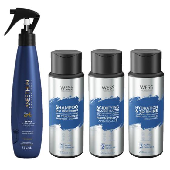Imagem de Aneethun Linha A Spray Termo. 150ml +Wess Kit Nano Sel.250ml