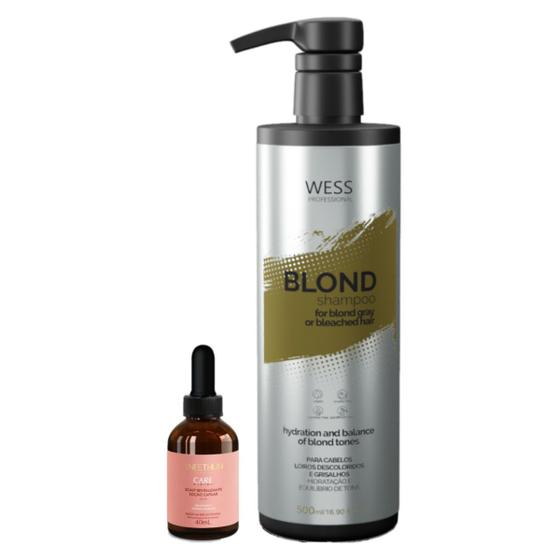 Imagem de Aneethun Loção Care System 40ml + Wess Blond Shampoo 500ml