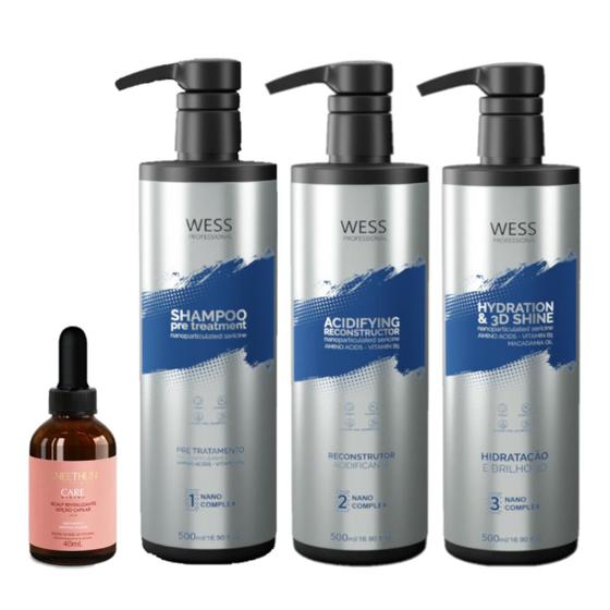 Imagem de Aneethun Loção Care System 40ml + Wess Kit Nano Sel. 500ml