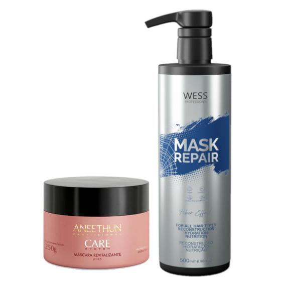 Imagem de Aneethun Máscara Care System 250g +Wess Mask Repair 500ml