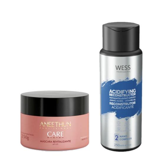 Imagem de Aneethun Máscara Care System 250g +Wess Nano Passo 2 -250ml