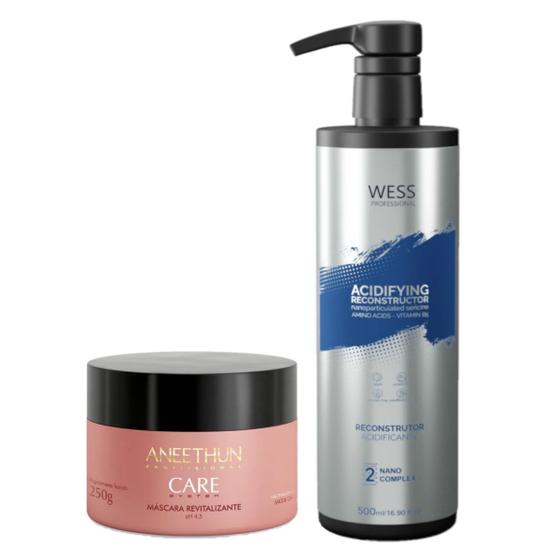 Imagem de Aneethun Máscara Care System 250g +Wess Nano Passo 2 -500ml
