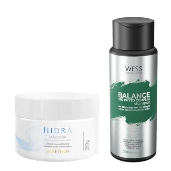 Imagem de Aneethun Mask Capilar Hidra 250g +Wess Balance Shampoo250ml