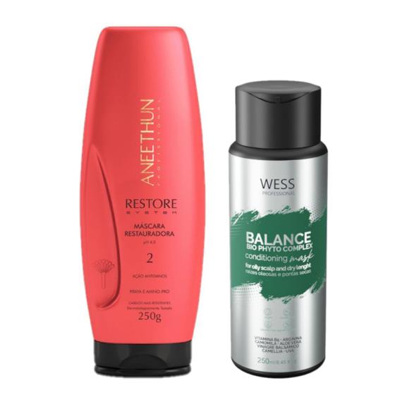 Imagem de Aneethun Mask Restore System 250gr+Wess Balance Cond.250ml