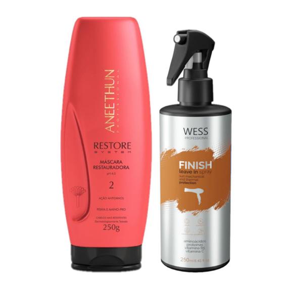 Imagem de Aneethun Mask Restore System 250gr +Wess Finish 250ml