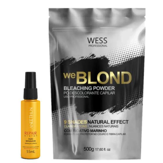 Imagem de Aneethun Óleo Rep.Repair System55ml+Wess Pó Descolorante500g
