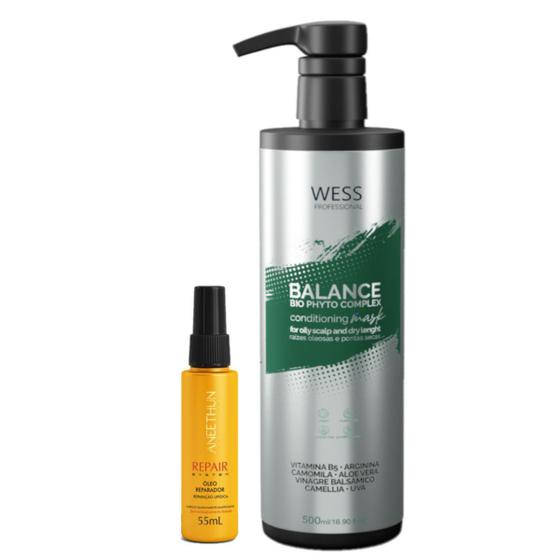 Imagem de Aneethun Óleo Rep.RepairSystem55ml+Wess Balance Cond.500ml