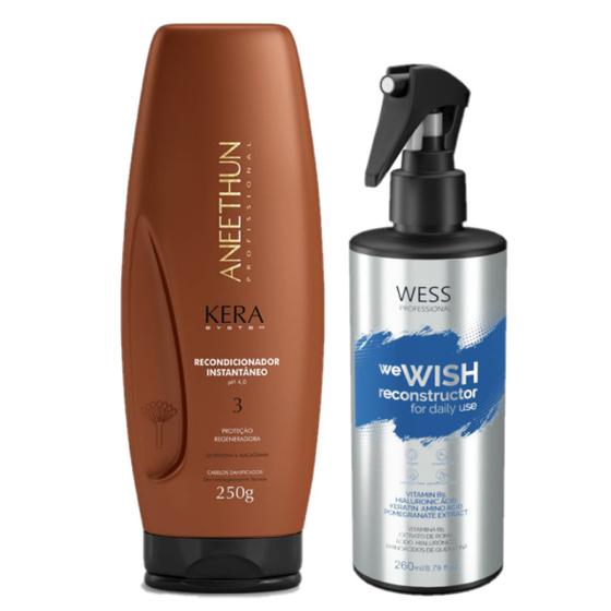 Imagem de Aneethun Recondi. Kera System250g + Wess We Wish 260ml