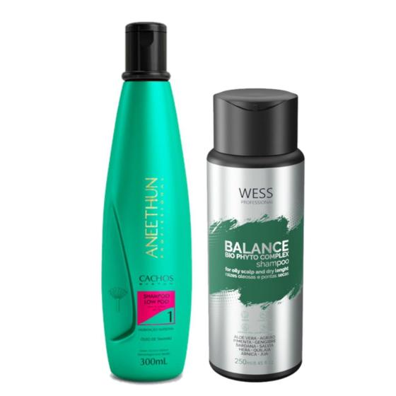 Imagem de Aneethun Sh.Cachos System 300ml + Wess Balance Shampoo250ml