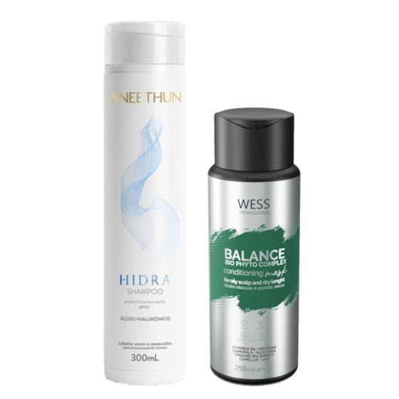 Imagem de Aneethun Shampoo Hidra 300ml + Wess Balance Cond.250ml