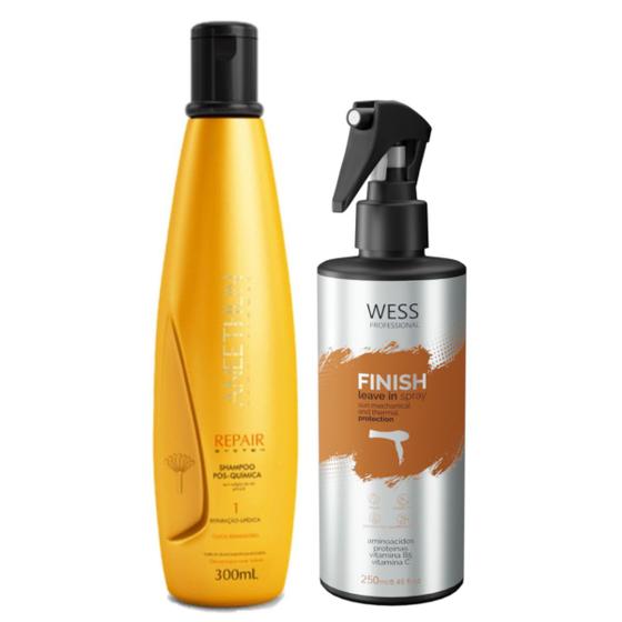 Imagem de Aneethun Shampoo Repair System300ml+Wess Finish 250ml