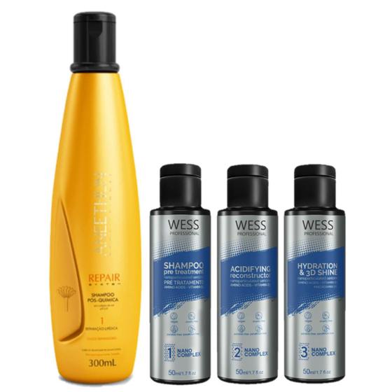 Imagem de Aneethun Shampoo Repair System300ml+Wess Kit Nano Sel. 50ml