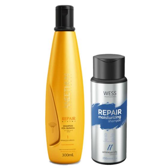 Imagem de Aneethun Shampoo Repair System300ml+Wess Shampoo Repair250ml