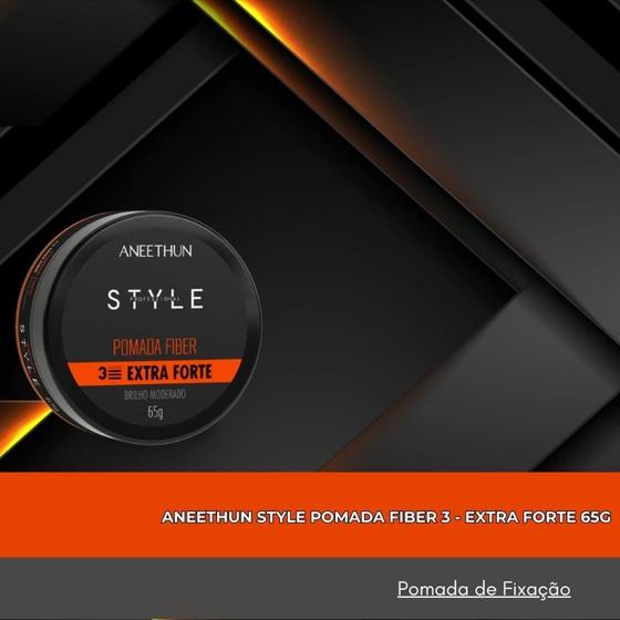 Imagem de Aneethun Style Pomada Fiber 3 - Extra Forte 65g