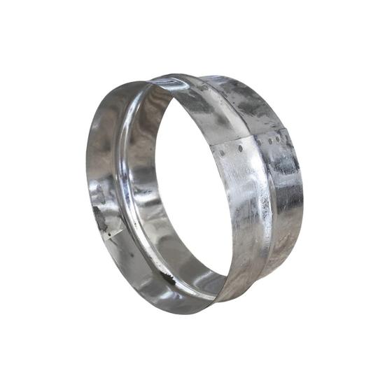 Imagem de Anel 120mm Em Aço Galvanizado Para Cano De Chaminé Fogão à Lenha Lareira - N3 AMZ