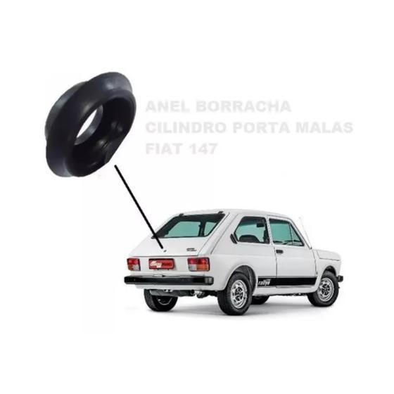 Imagem de Anel Acabamento Fechadura Tampa Porta Malas Fiat 147 1Peça