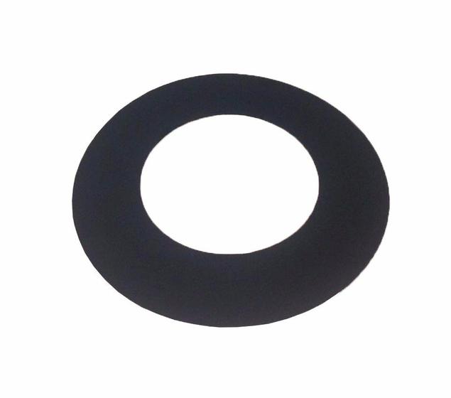 Imagem de Anel de acabamento preto para laje ou parede para dutos de 115 mm de diâmetro