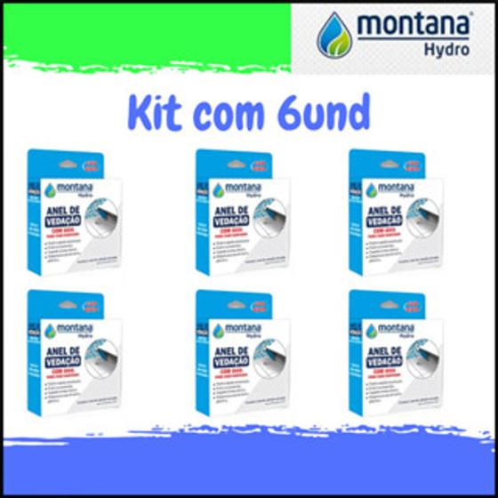 Imagem de Anel de Cera Vedação com Guia Azul Kit com 6 unids Montana Hydro