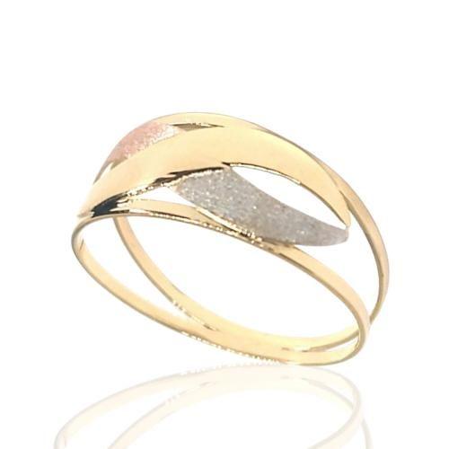 Imagem de Anel de ouro 18k Tricolor Infinito