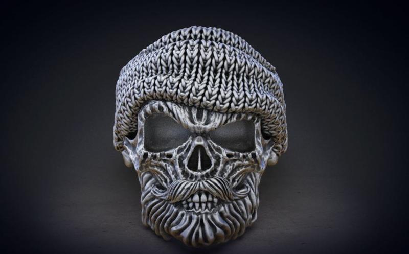 Imagem de Anel de Prata Caveira - Skull Bro - Em Prata 925 - Celtic Joias Masculinas