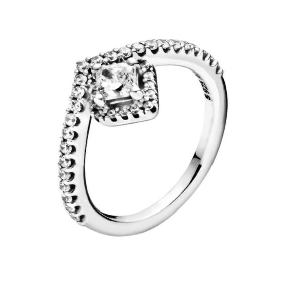Imagem de Anel de Prata Chevron Elegância Eterna