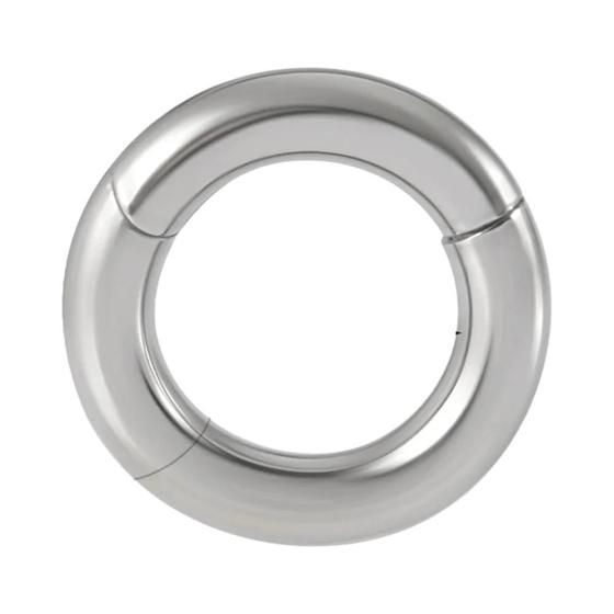 Imagem de Anel de Septo Clicker Articulado em Aço Cirúrgico - Para Nariz, Sobrancelha, Lábio, Cartilagem, Tragus e Helix