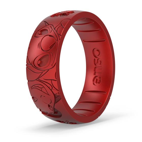 Imagem de Anel de silicone Enso Rings Lilo & Stitch Disney Ohana tamanho 13