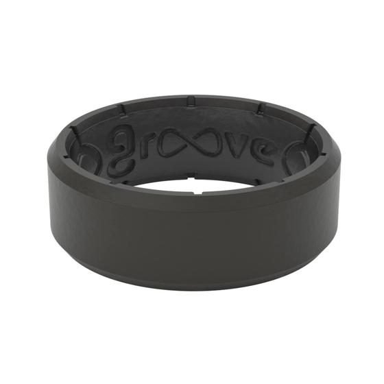 Imagem de Anel de Silicone Groove Life Edge Preto - Tamanho 12 Masculino