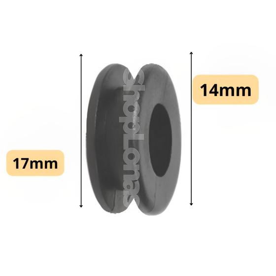 Imagem de Anel De Vedação Implebrás Chula 14x17mm - Kit 50