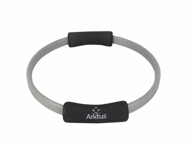 Imagem de Anel Flex Arktus para Pilates Yoga Treinamento Funcional 35cm Preto/Cinza