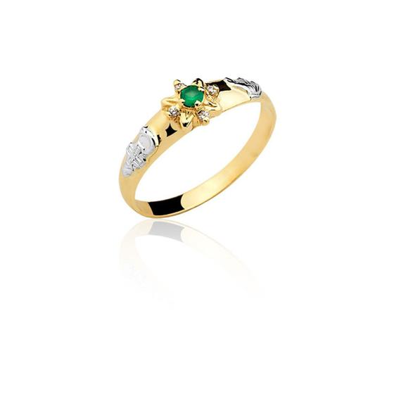 Imagem de Anel Formatura Feminino Ouro 18k A22