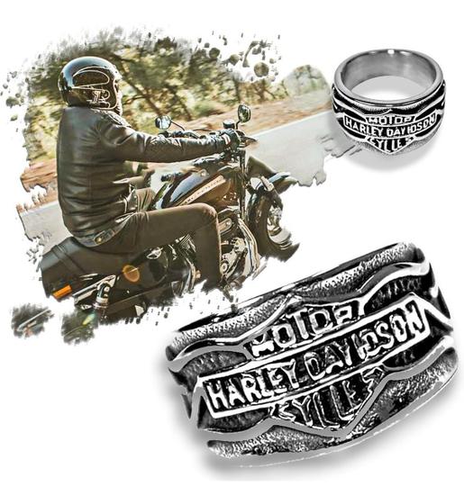 حرج الملمس المشروبات  Anel Harley Davidson Prata - Atacado 25 de Março - Anel - Magazine Luiza