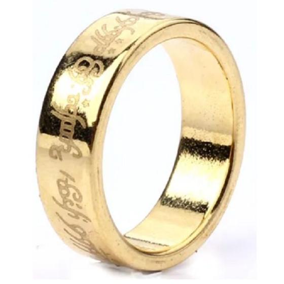 Imagem de Anel Magnético Dourado Pk Ring Imã Neodímio Truque de Mágica