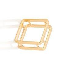 Imagem de Anel Ouro 18 Kilates 4.5 Gramas 2.1 mm Resistente e Maciço Top de linha Aro Duplo
