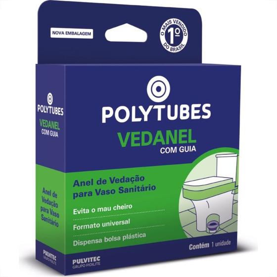 Imagem de Anel Vedacao Para Vaso Polytubes Com Guia Pulvitec Ub002