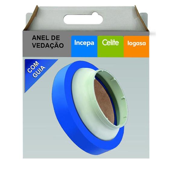 Anel Vedação para Vaso Sanitário com Guia Incepa Menor preço em Anel Vedação para Vaso Sanitário com Guia Incepa