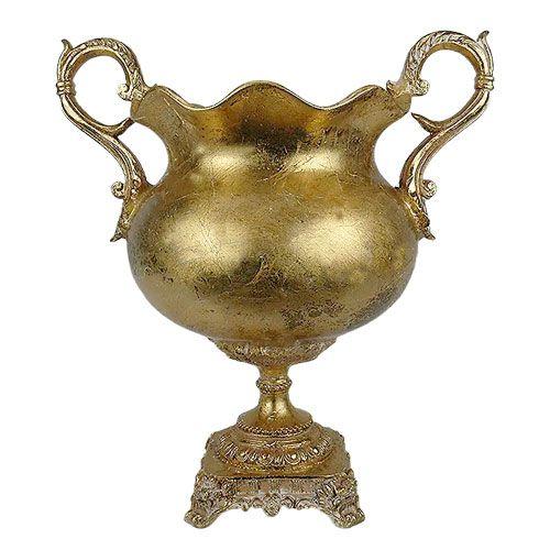 Imagem de Ânfora Decorativa Dourado - Ânfora de Luxo para Decoração Clássica - 45x40x27cm - Ânfora de Alta Qualidade para Decoração Sofisticada