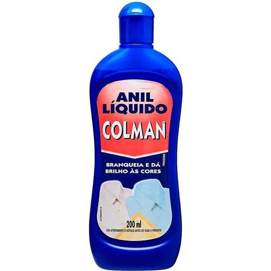 Imagem de Anil Colman Líquido 200ml - Embalagem com 24 Unidades