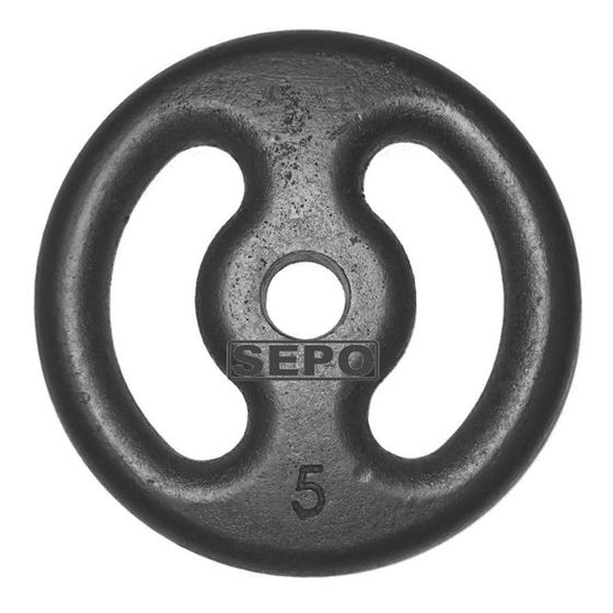 Anilha de Ferro Fundido Pintada - 5 Kg Menor preço em Anilha de Ferro Fundido Pintada - 5 Kg
