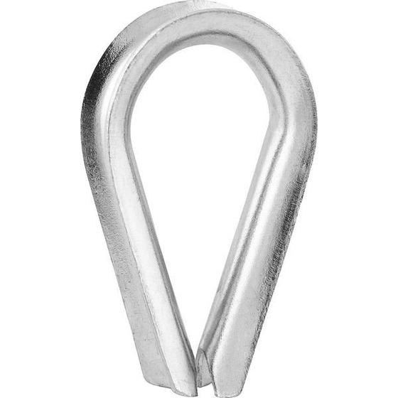 Imagem de Anilha para cabo de aço 1/4" inox - Vonder