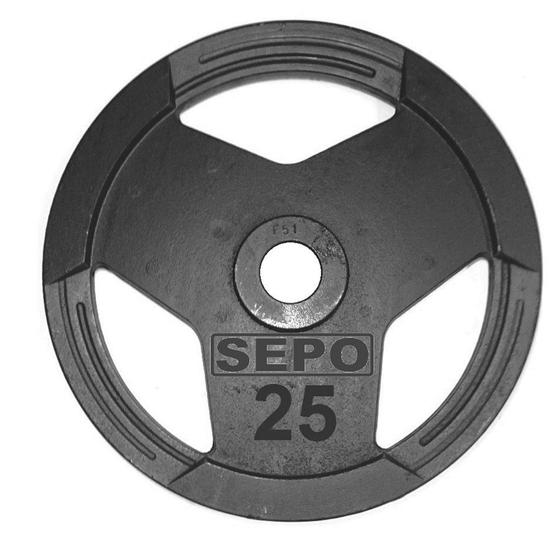 Anilha Sport Luxo com Furação Olímpica - 25 Kg Menor preço em Anilha Sport Luxo com Furação Olímpica - 25 Kg
