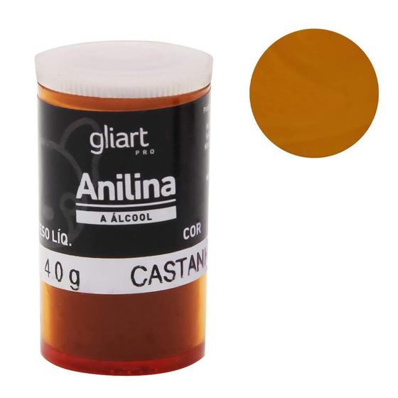 Imagem de Anilina Soluvel a Álcool 4gr - Castanho Gliart