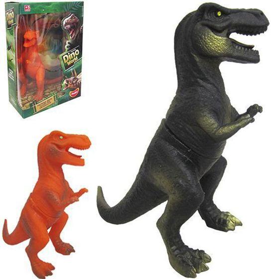 Imagem de Animal Dinossauro de Vinil Dino Word Rex Colors na Caixa - Maralex