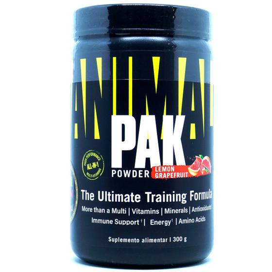 Imagem de Animal Pak Powder 300g Universal Nutrition Nova Fórmula Original